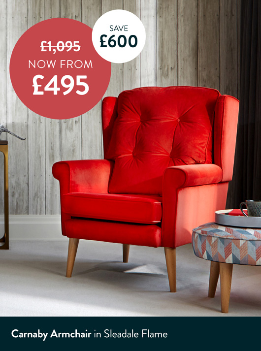 Carnaby Armchair In Sleadale Flame Carnaby Armchair In Sleadale Flame