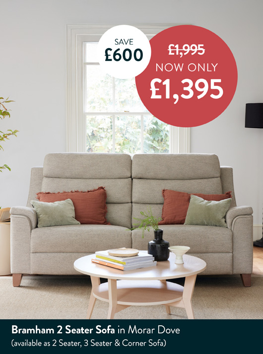 Bramham 2 Seater Sofa In Morar Dove Bramham 2 Seater Sofa In Morar Dove