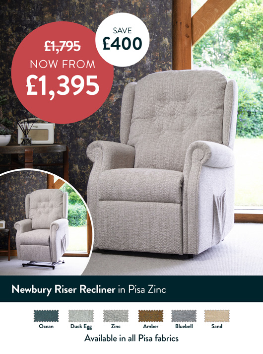 Newbury Riser Recliner In Pisa Zinc Newbury Riser Recliner In Pisa Zinc