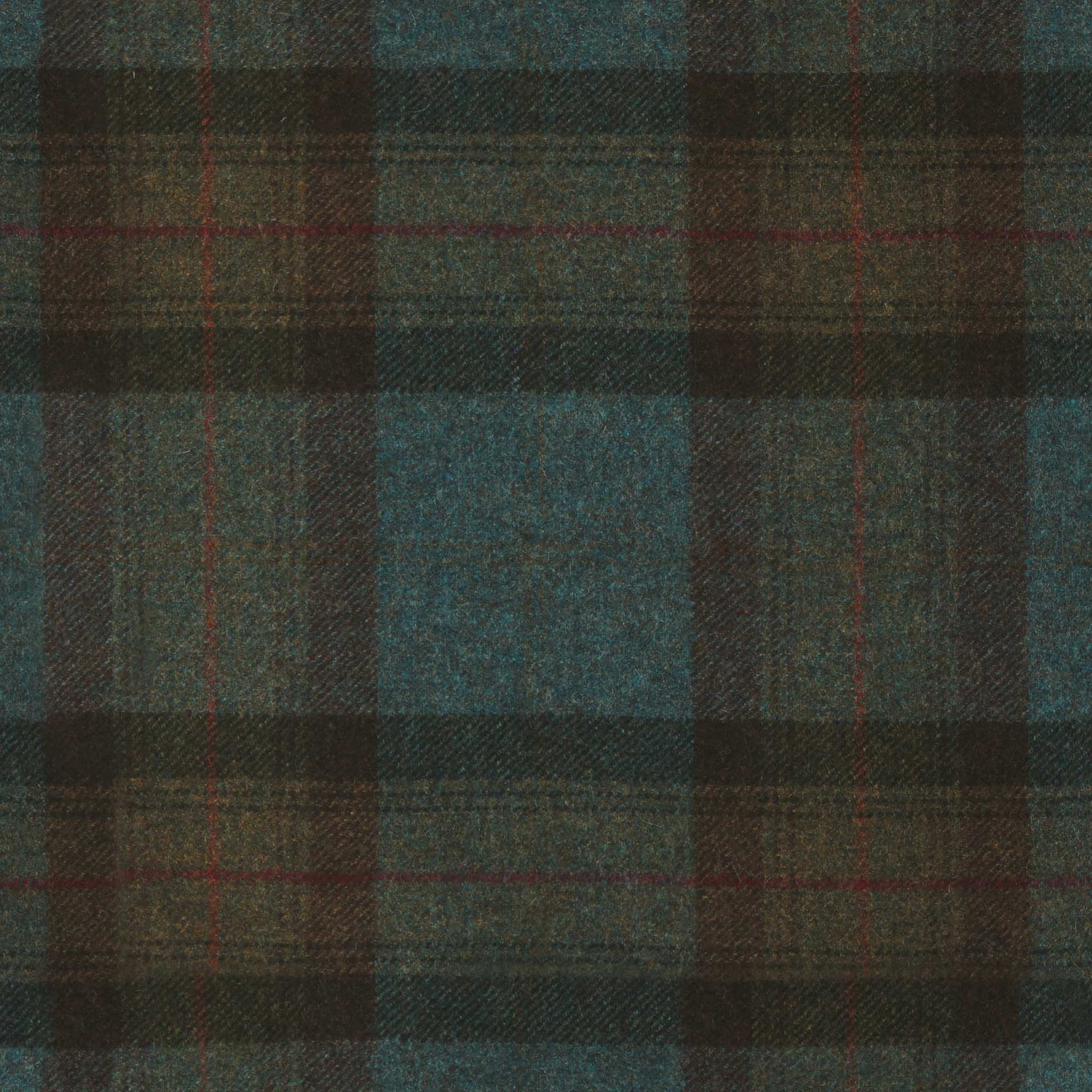 Solway Check Teal Fabric